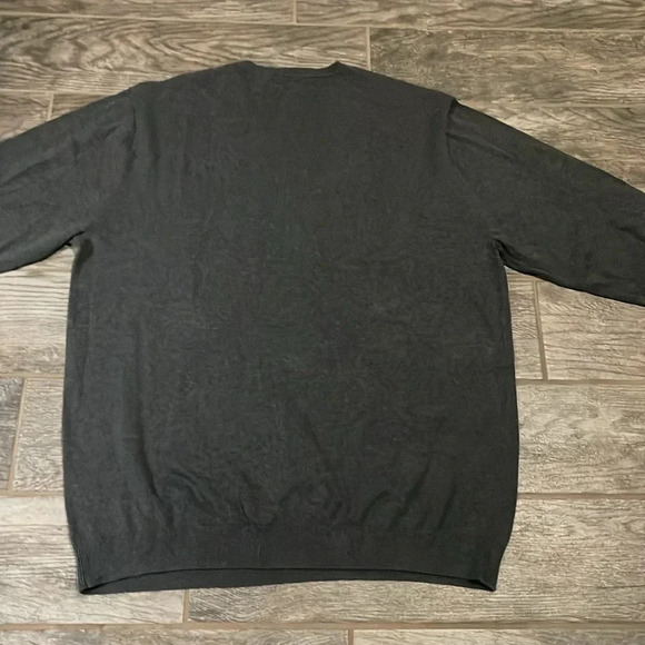 Claiborne men’s argyle sweater V-neck Gray & purple Size XXL NWOT Preppy - Picture 10 of 11